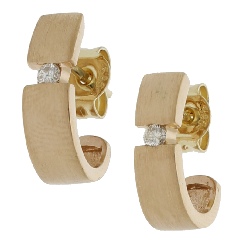 Brillant Ohrstecker 585/ 14 K Gold