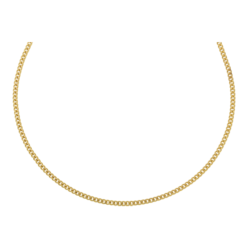 Panzer Kette 50 cm Länge 333/ 8 K Gold