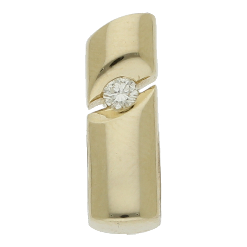 Brillant Anhänger 585/ 14 K Gold