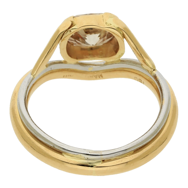 Solitärring 1, 8 ct Ovalschliff/ Wert ca. 9000 Euro
