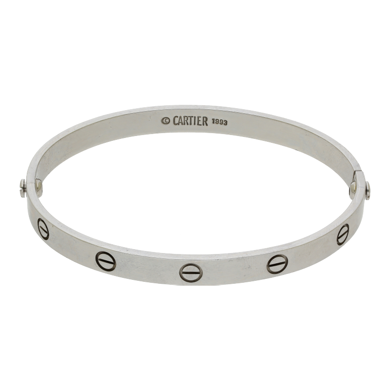 Cartier Love Armreif 750/18K Weißgold