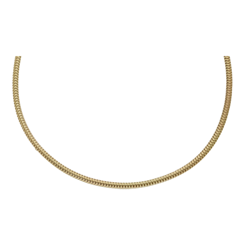 Schlangenkette 49 cm Länge 333/ 8 K Gold