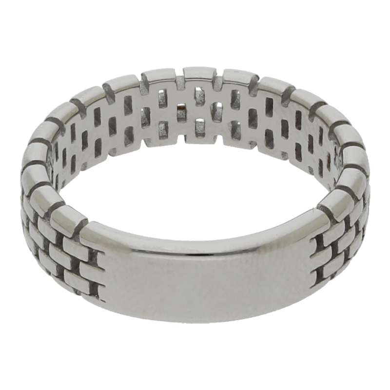 Herren Ring Größe 58 Edelstahl