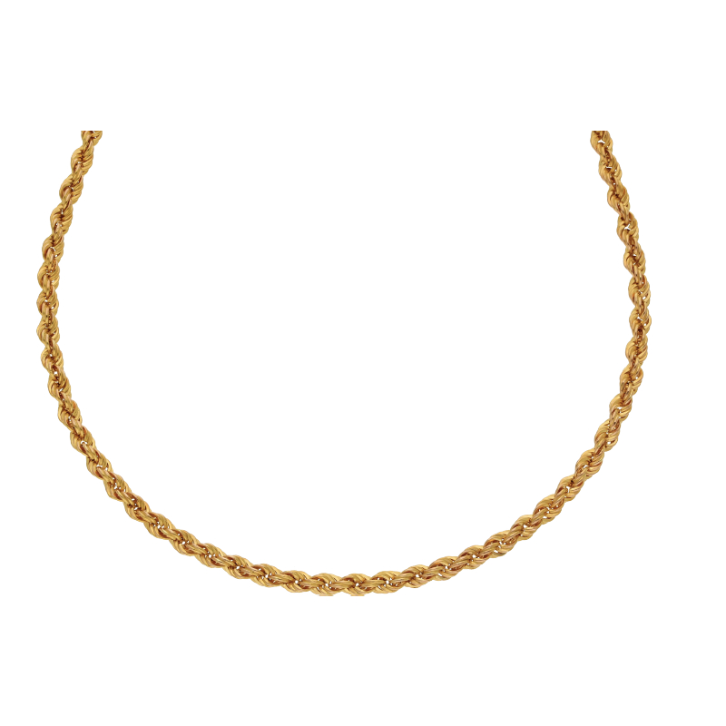Kordelkette 55 cm Länge 585/ 14 K Gold