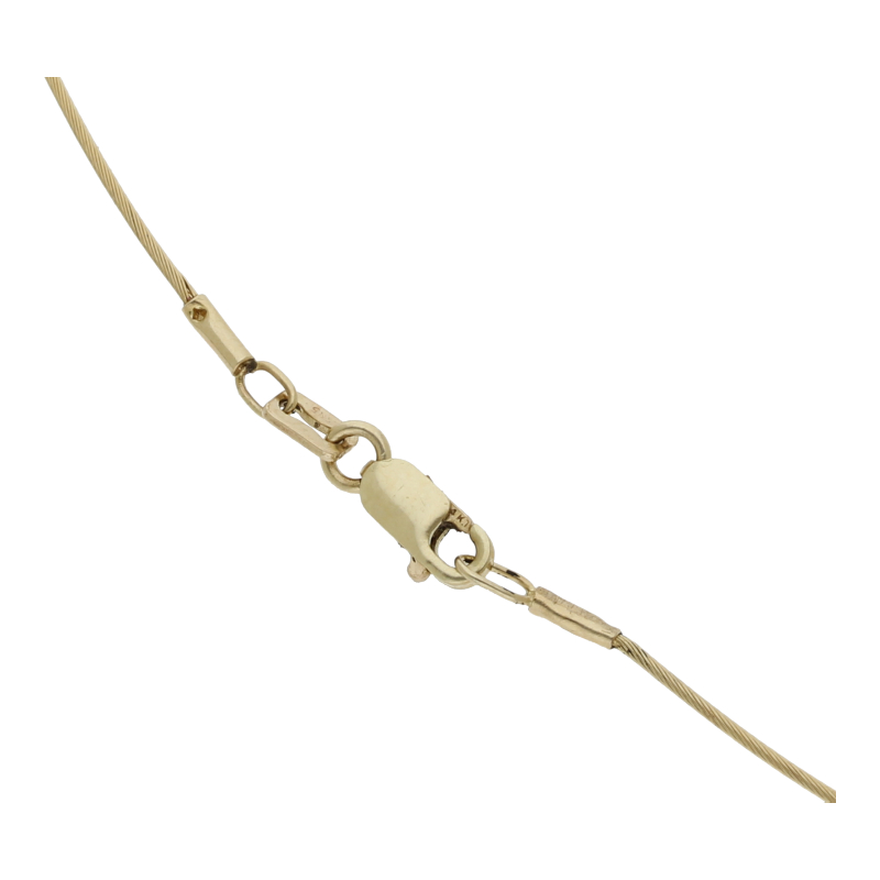 Brillant Anhänger mit Halsreif 585/ 14 K Gold