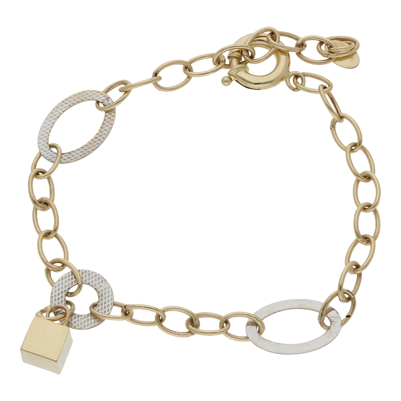Armband mit Würfel 14K/585 Gold / NP ca. 850€