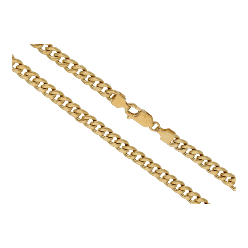 Halskette 333/8 K Gelbgold Panzerkette Breite 4,6 mm Länge 50 cm