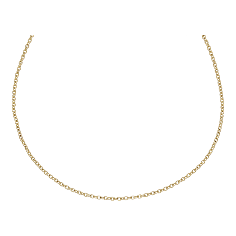 Halskette 585/14 K Gelbgold Ankerkette Länge 51 cm