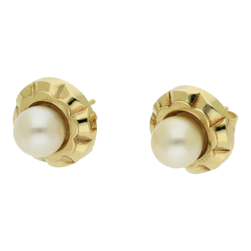 Zuchtperlen Ohrstecker 585/ 14 K Gold