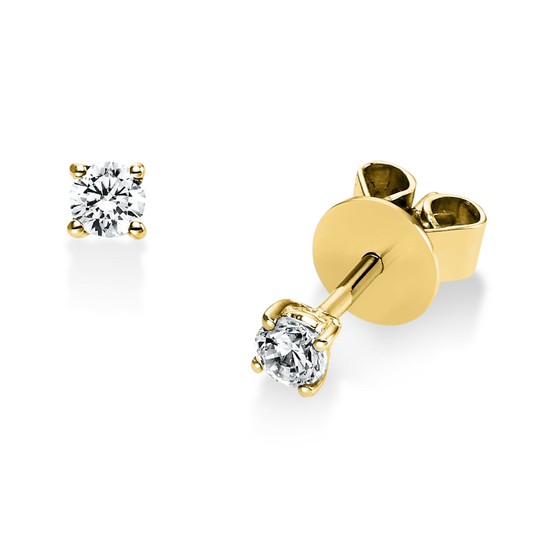 Brillant Ohrstecker 0,20 ct 750/ 18 K Gold