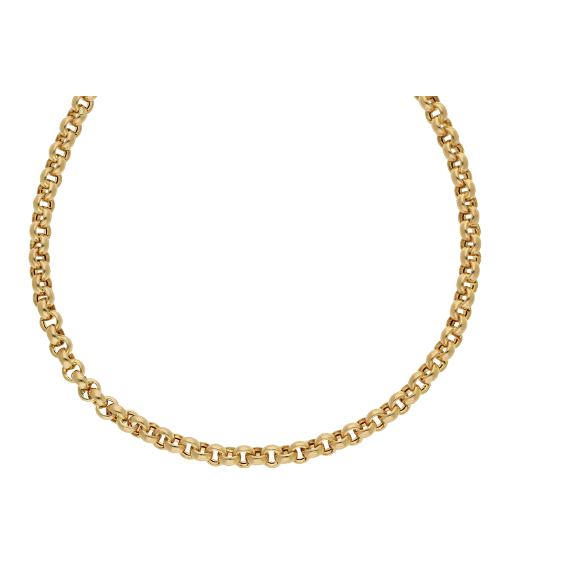 Halskette 585/14 K Gelbgold Ankerkette Breite 3,7 mm Länge 45 cm