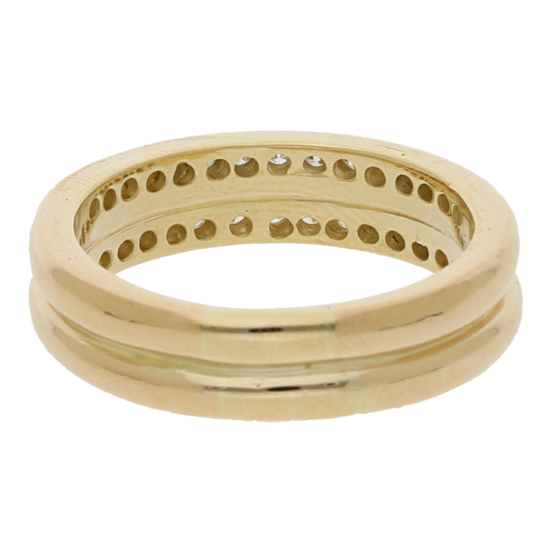 Brillantring Handarbeit GG 750/18 K NP. ca. 4500