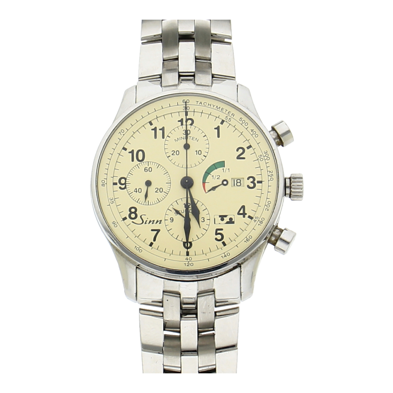 Sinn Jubiläumschronograph Fulda 100 956.339/500 Full Set Stahl
