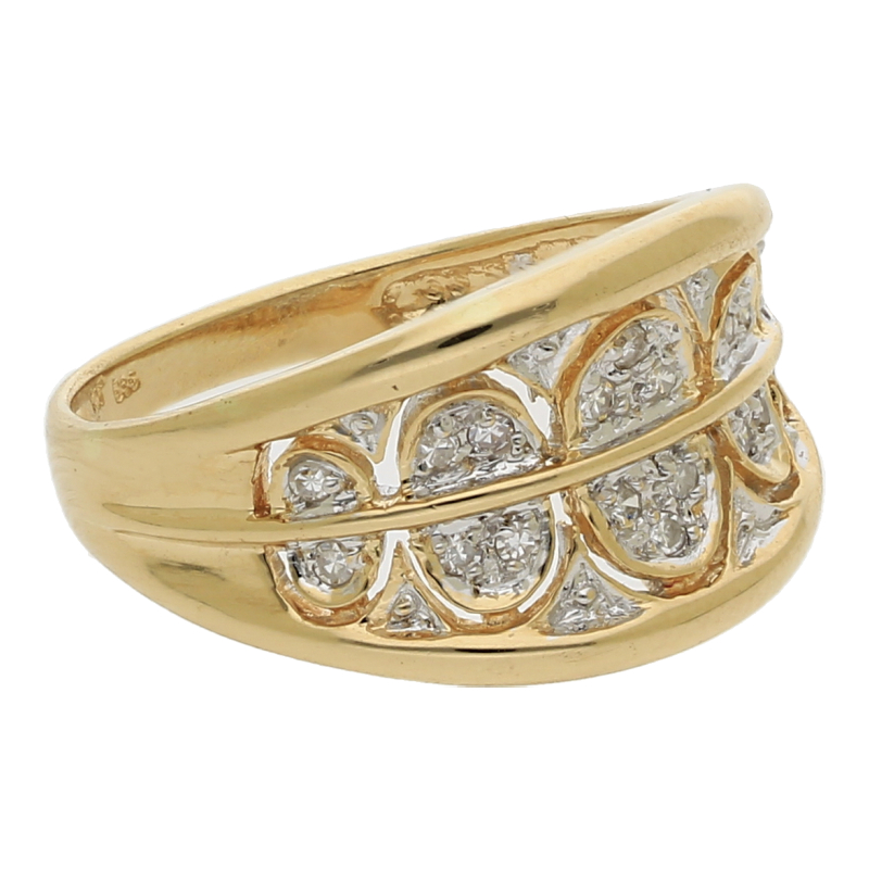 Diamant Ring 585/ 14 K Gold