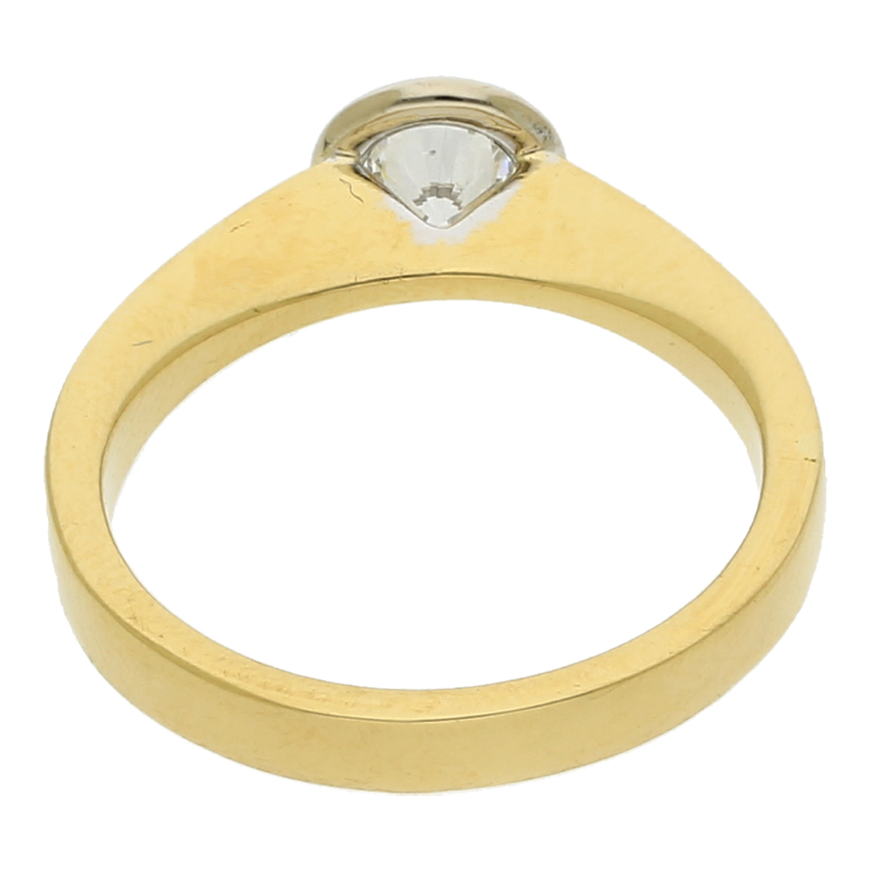 Brillant Solitär Ring 750/ 18 K Gold