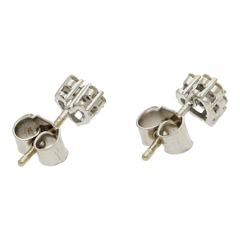Brillant Ohrstecker Herzform 585/ 14 K Gold