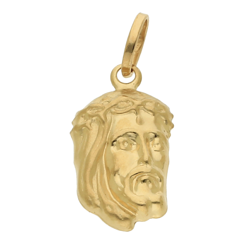 Anhänger Jesuskopf 750 Gold Religion