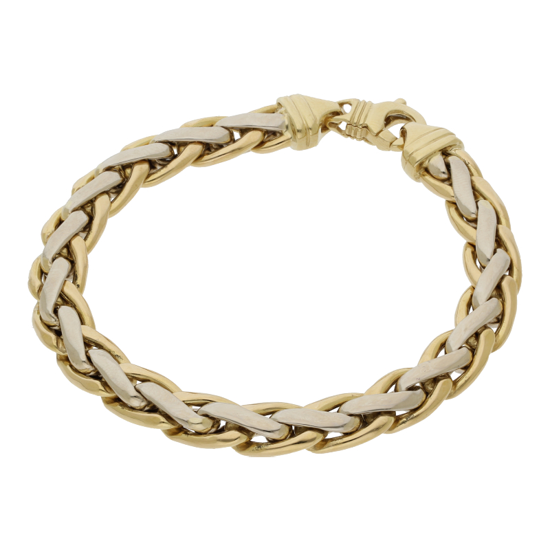 Armband 19 cm Länge 750/ 18 K Bicolor