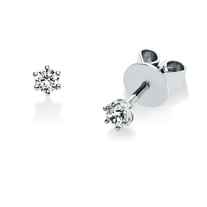 Brillant Ohrstecker 0,17 ct 750/ 18 K Gold