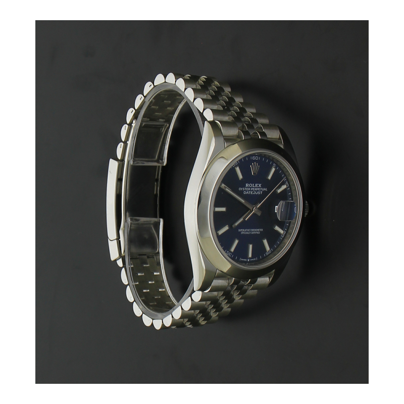 Rolex Datejust 41 M126300 Blau Jubilee Oystersteel Automatik Box Papiere 2022