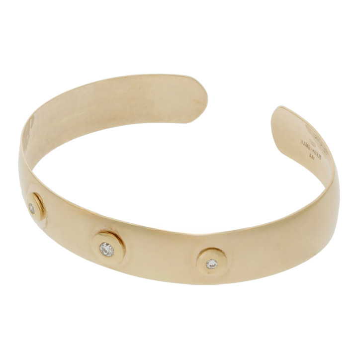 Armspange Brillant Gold 585/14 K, ca. 12,4 x 67 mm