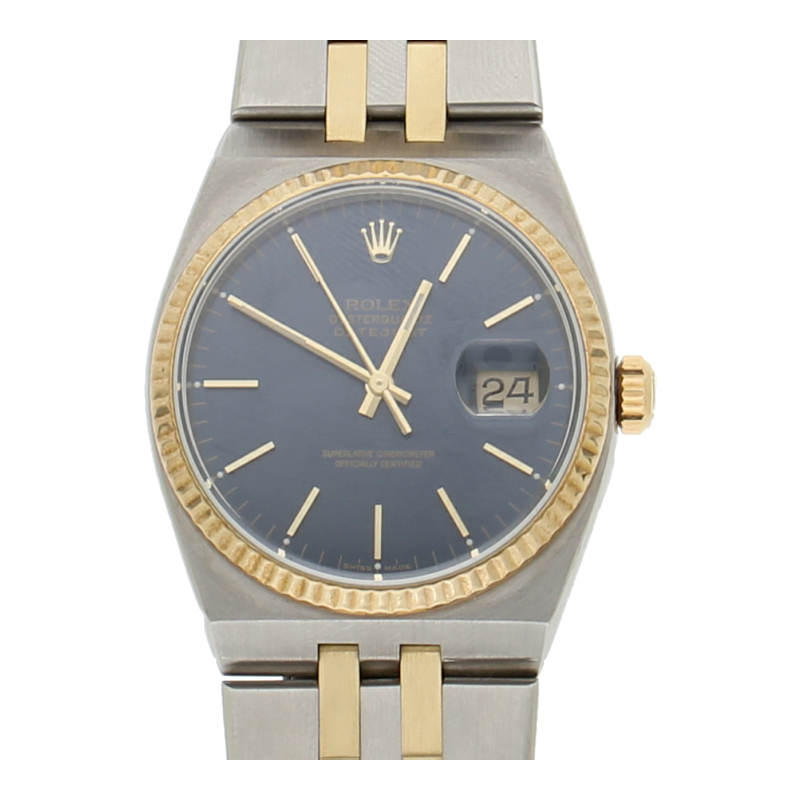 Rolex Datejust Oysterquartz 17013 Stahl/Gold Blaues Zifferblatt | Jahr 1983 | Full Set mit Papieren & Servicekarte