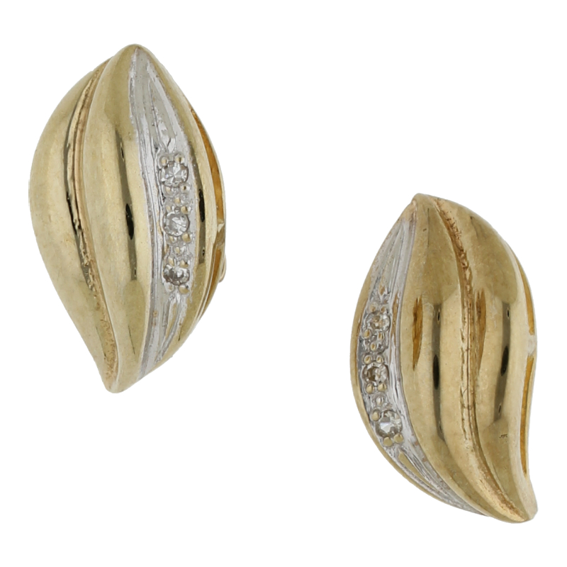 Diamant Ohrstecker 333/ 8 K Gold