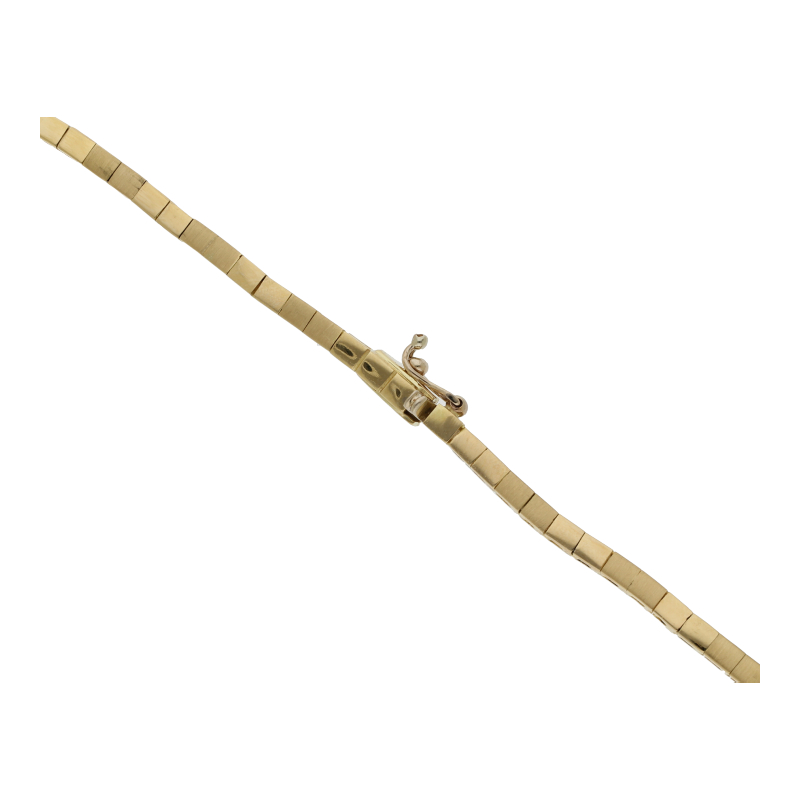 Saphir Brillant Collier 750/ 18 K Gold