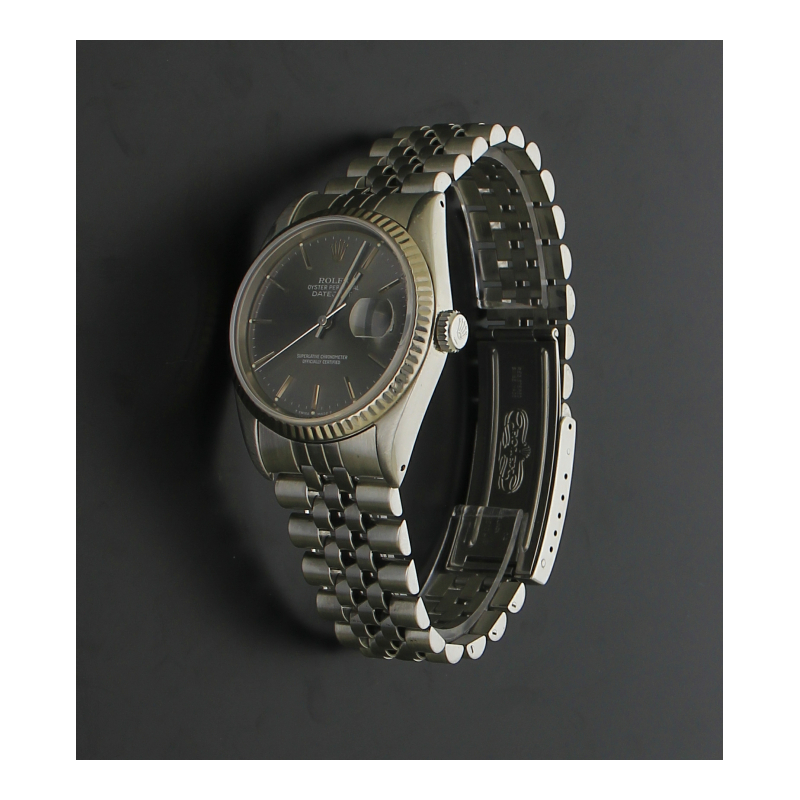 Rolex Datejust 36 16234 Stahl Weißgold 1989 Jubilé-Band reguliert