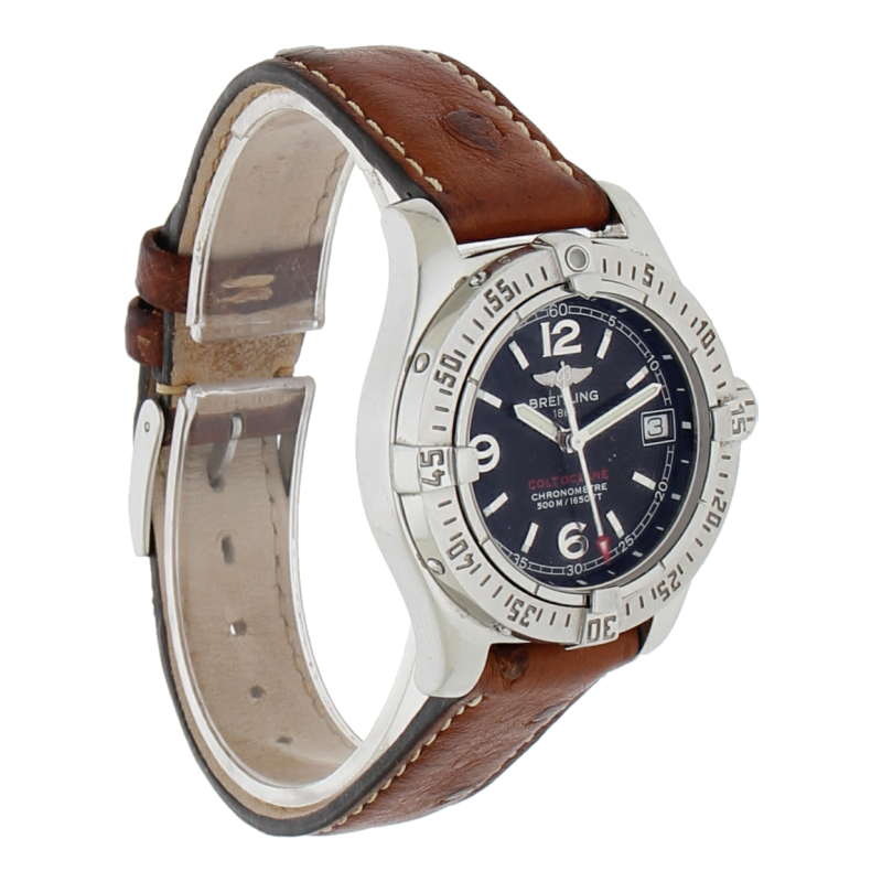 Breitling Colt Oceane A77380 Quarz 33mm Edelstahl Lederband