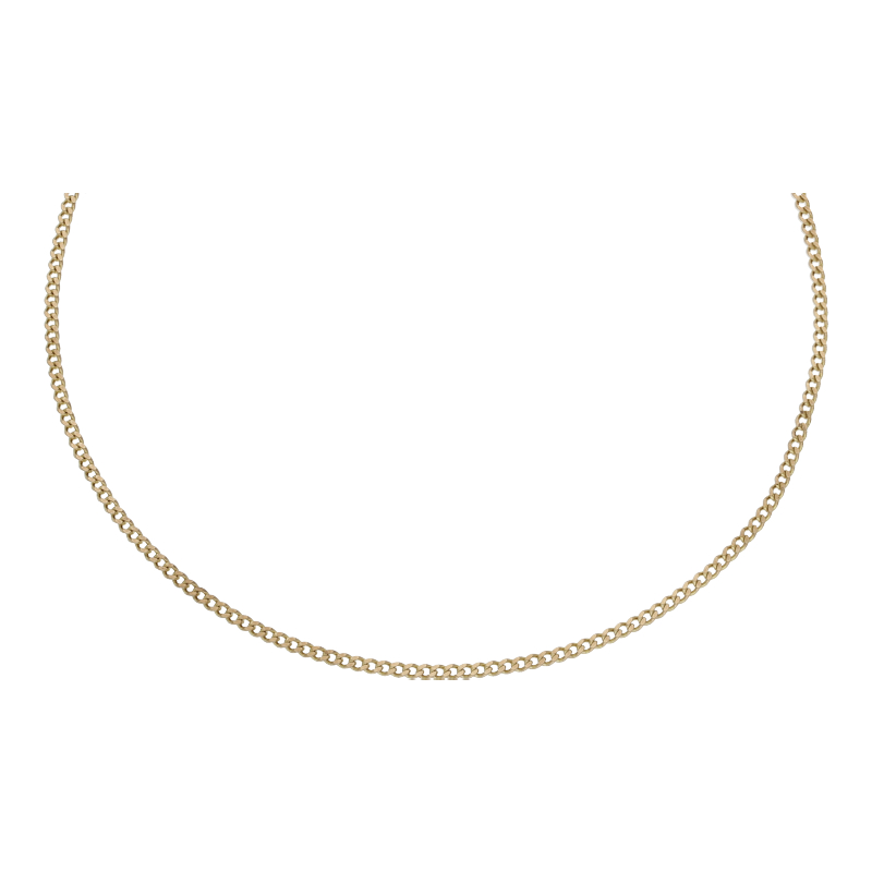 Panzer Kette 43 cm Länge 333/ 8 K Gold