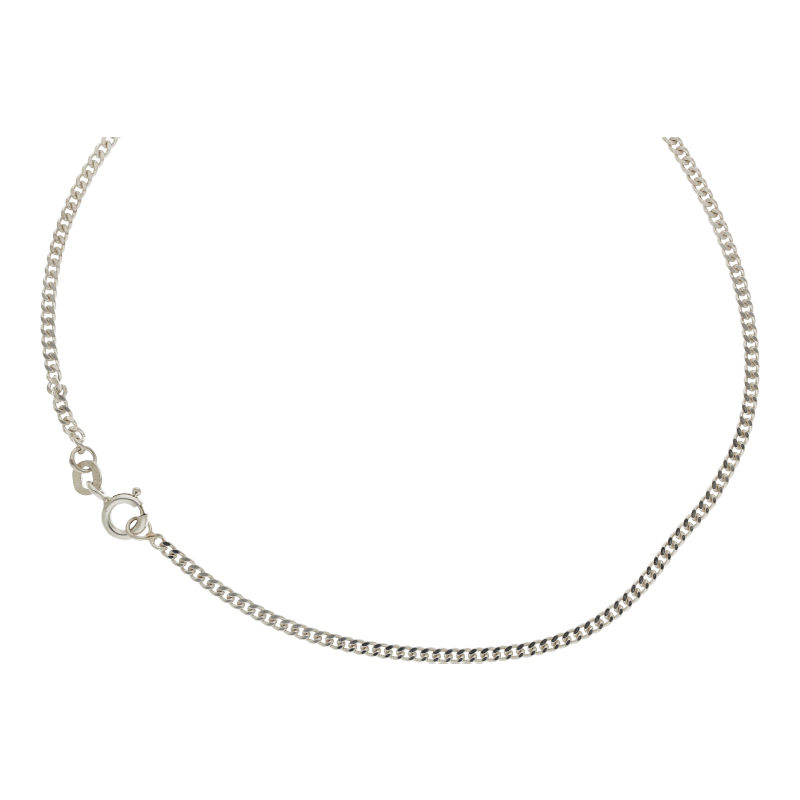 Panzerkette 925 Silber Länge 50 cm