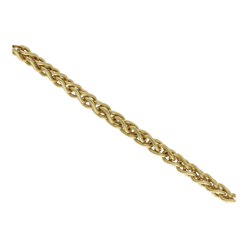 Zopfkette 42 cm Länge 585/ 14 K Gold