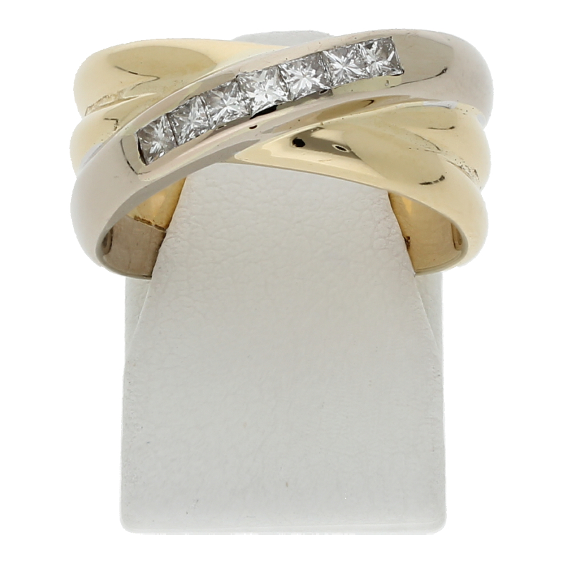 Princess Diamant Ring 585/ 14 Karat Gold
