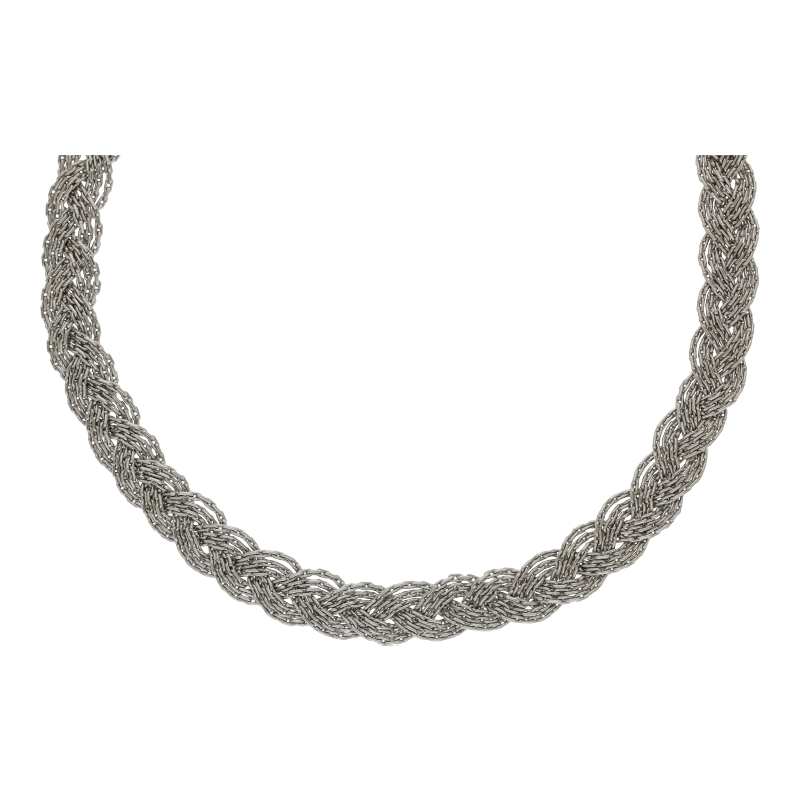 Halskette Christian Dior Edelstahl Länge 40 cm