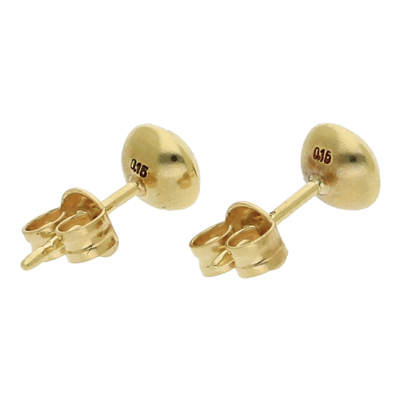 Diamantohrringe 585/14 K Gelbgold Brillant Ohrstecker Breite 5,8 mm