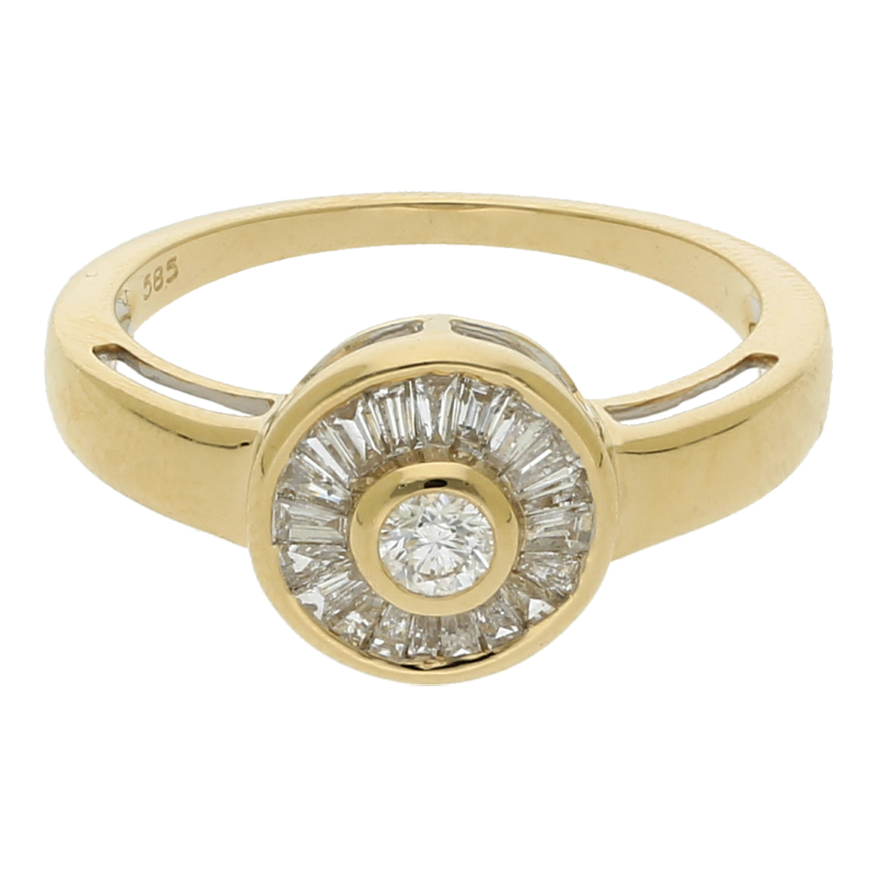 Diamant Ring 585/ 14 K Gold