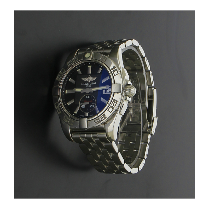 Breitling Galactic 36 A37330 blaues Zifferblatt Automatik Stahl Papiere 2012