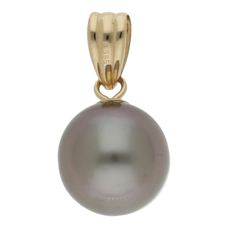 Tahitiperle Anhänger 585/ 14 K Gold