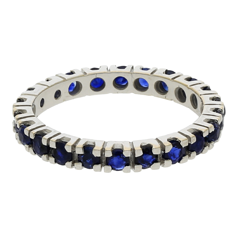 Saphir Memoire Ring 750/ 18 K Gold