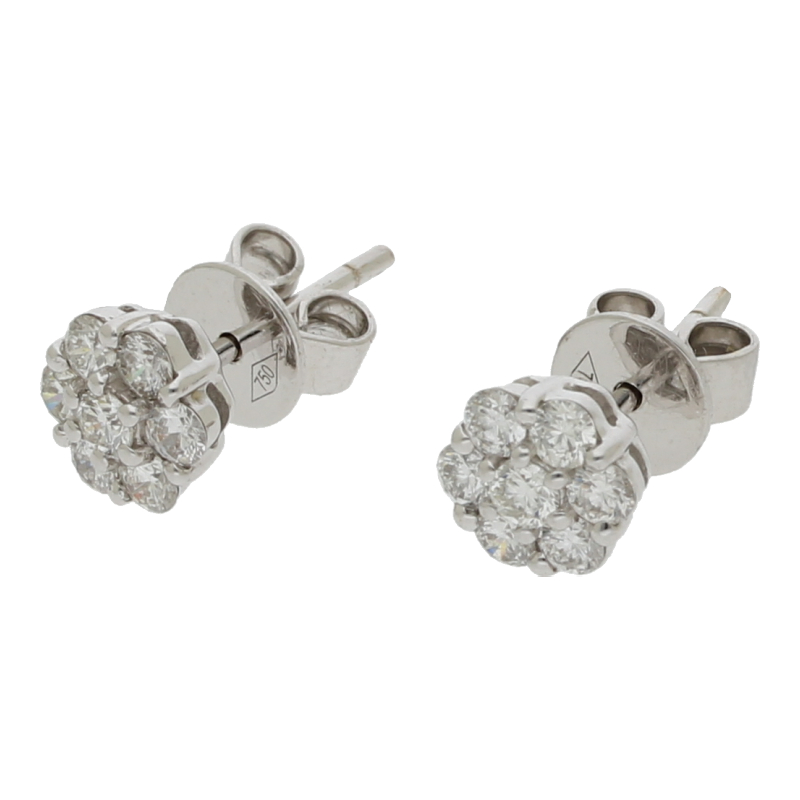 Brillant Ohrstecker 0,61 ct 750/ 18 K Gold