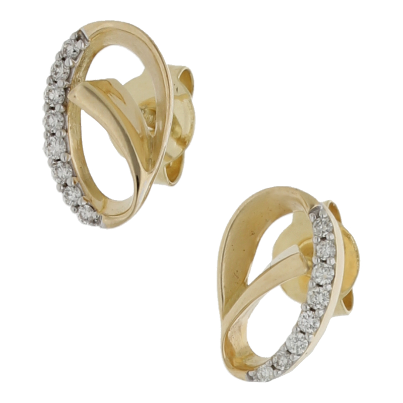 Brillant Ohrstecker 585/ 14 K Gold