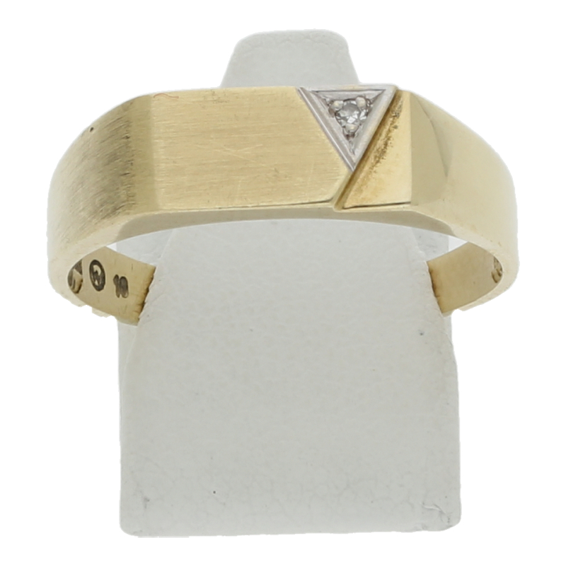 Brillant Herren Ring 585 Gold