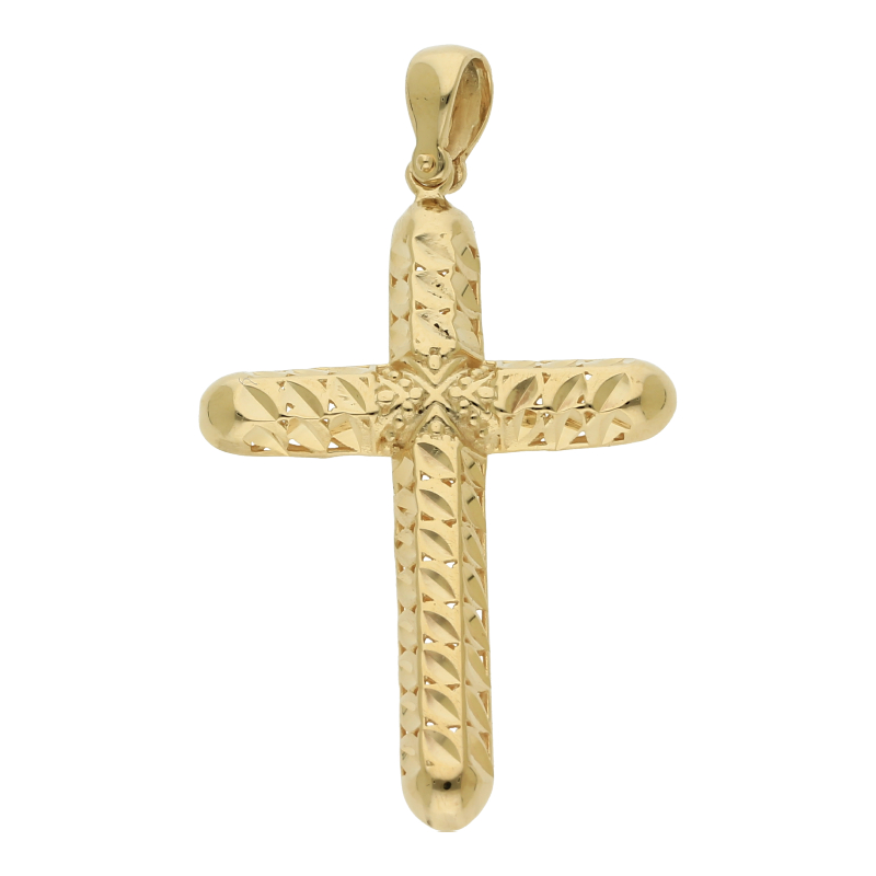Kreuz Anhänger mit Clip 585/ 14 K Gold