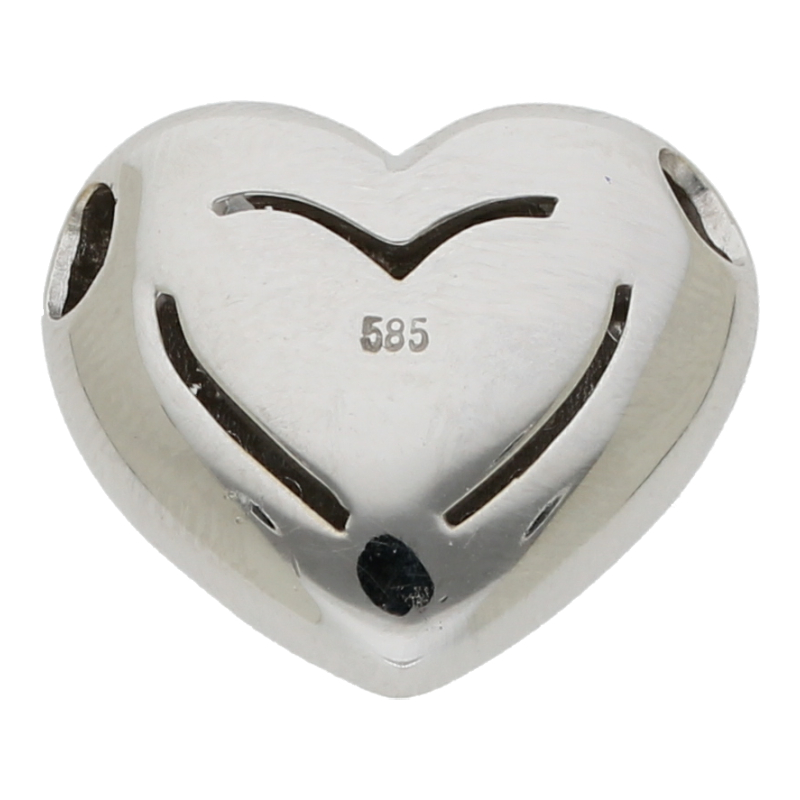 Diamant Herz Weißgold