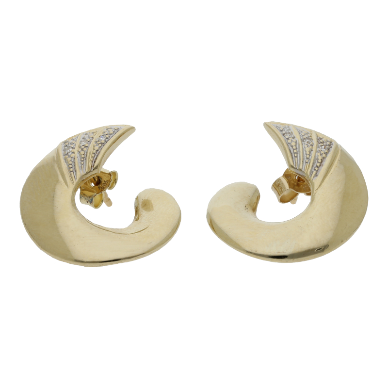 Diamant Ohrstecker 585/ 14 K Gold