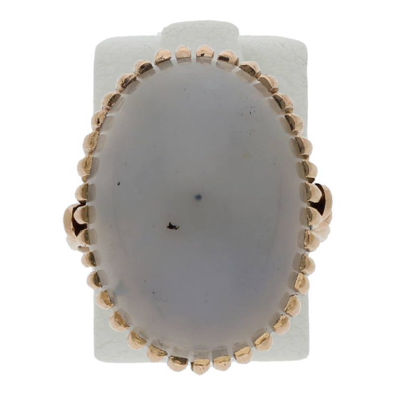 Mondstein Ring Handarbeit 750 Gold