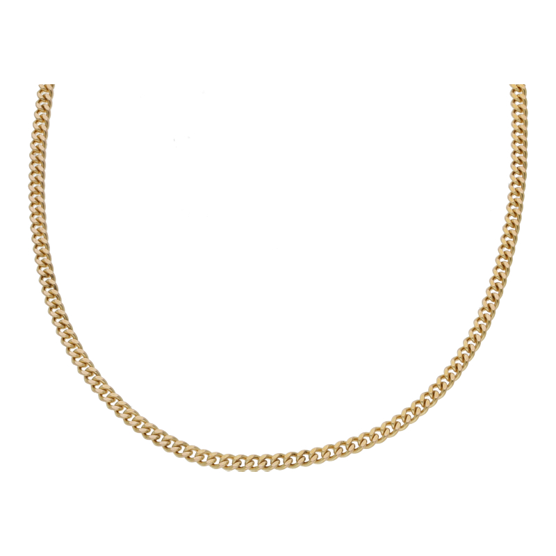 Panzerkette 42 cm Länge 585/ 14 K Gold