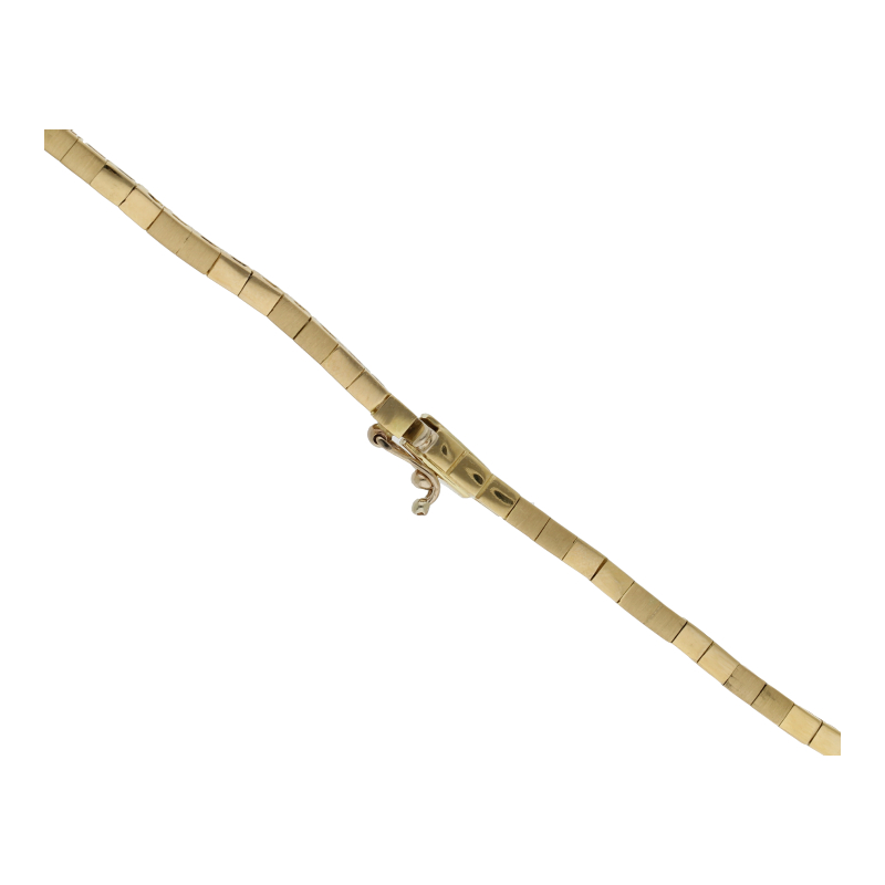 Saphir Brillant Collier 750/ 18 K Gold