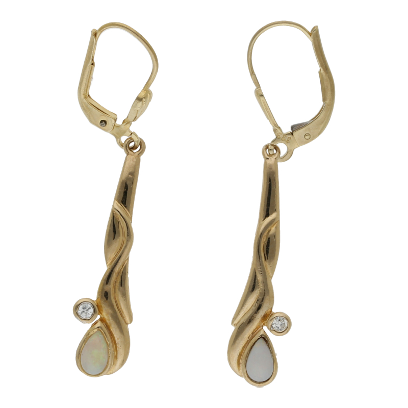 Opal Ohrhänger 333/ 8 K Gold